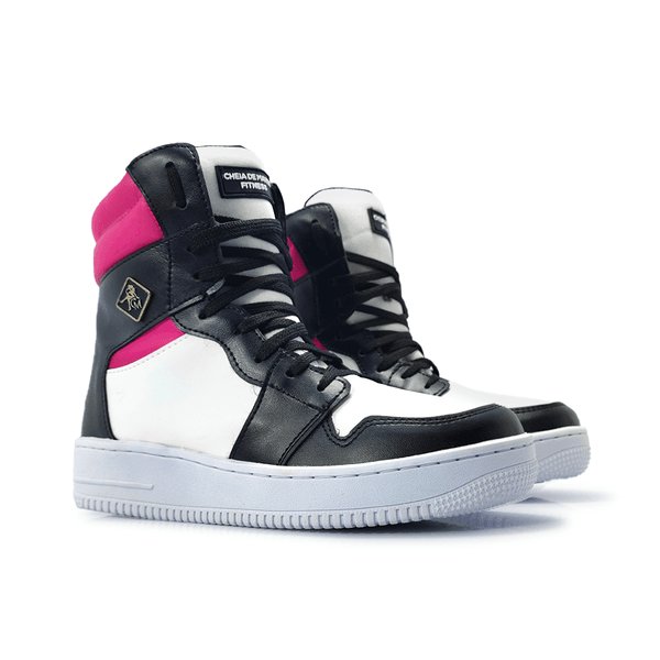 Bota de Treino Cheia de Marra Raptor Preta Branca ... - CHEIA DE MARRA 