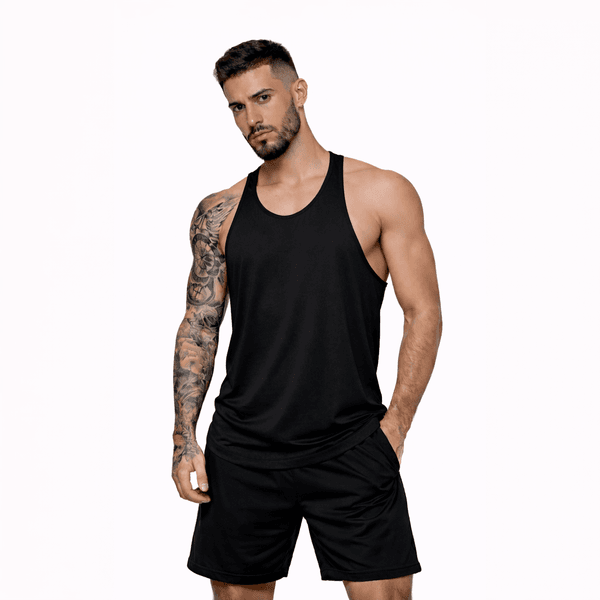 Regata Masculina Tradicional Academia Preta