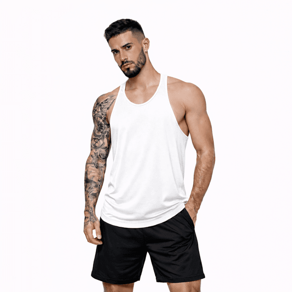 Regata Masculina Tradicional Academia Branca