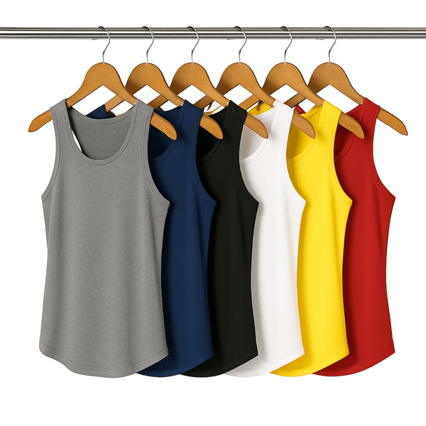 Kit 6 Regatas Esportiva Para Academia Feminina - Diversas Cores
