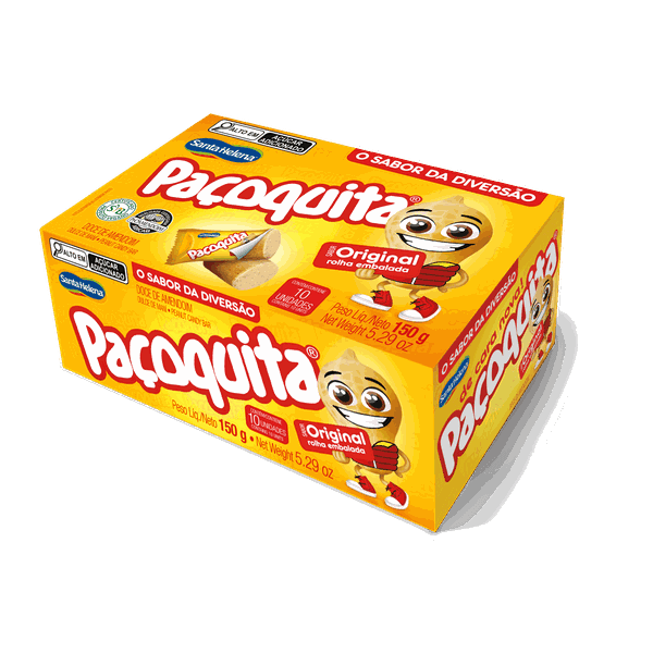 PAÇOQUITA ROLHA COM 10 UNIDADES 150G SANTA HELENA - 194877 - CHOKDOCE