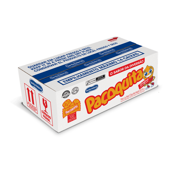 PACOQUITA ROLHA EMBALADA 100X15G SANTA HELENA - 457620 - CHOKDOCE