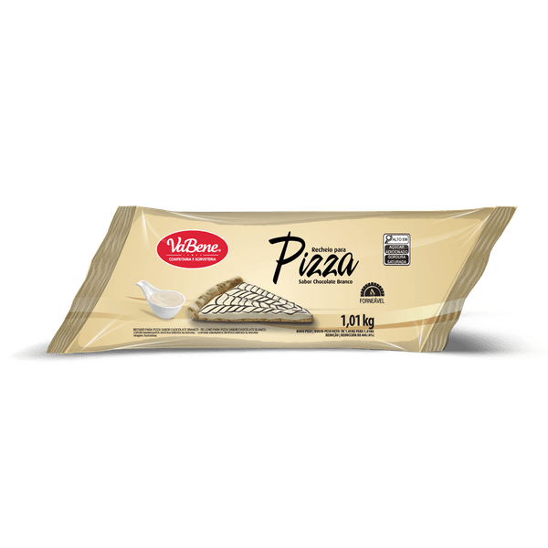 RECHEIO P/PIZZA CHOCOLATE BRANCO 1.01KG VABENE - 606561 - CHOKDOCE