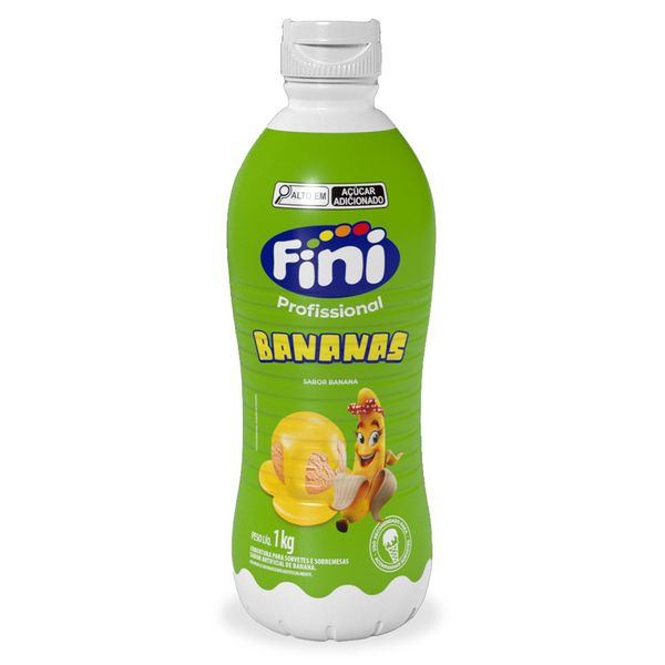 CALDA PARA SORVETE BANANA 1KG FINI - 740340 - CHOKDOCE