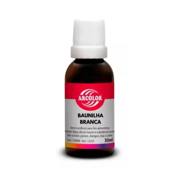 ESSENCIA BAUNILHA BRANCA 30ML ARCOLOR - 55833 - CHOKDOCE