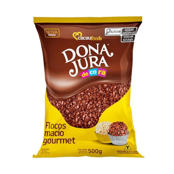 FLOCOS MACIOS SABOR CHOCOLATE 500GR CACAU FOODS - 599139 - CHOKDOCE