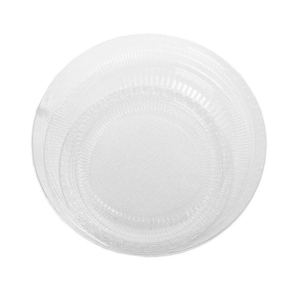 PRT-18 PRATO PLAST TRANSP MEDIO 18CM BIPACK - 689274 - CHOKDOCE