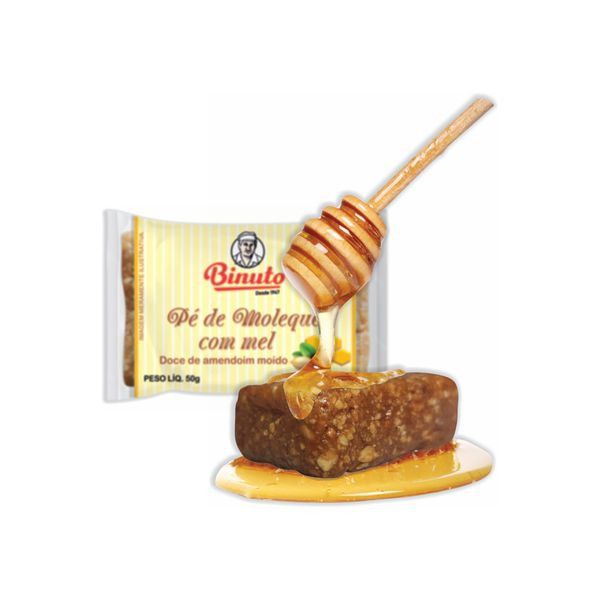 PE DE MOLEQUE C/MEL 50G BINUTO - 180566 - CHOKDOCE