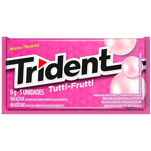CHICE TRIDENT TUTTI FRUTTI 8G - 66396 - CHOKDOCE