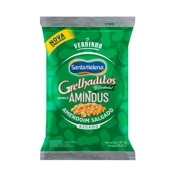 AMENDOIM S/PELE GRELHADITOS 1.01KG SANTA HELENA - 85243 - CHOKDOCE