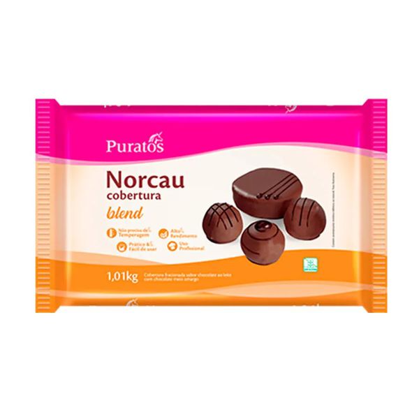 COBERTURA BLEND BARRA 1.01KG NORCAU - 563338 - CHOKDOCE