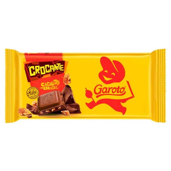 CHOC TABLETE CROCANTE 80G GAROTO - 422291 - CHOKDOCE