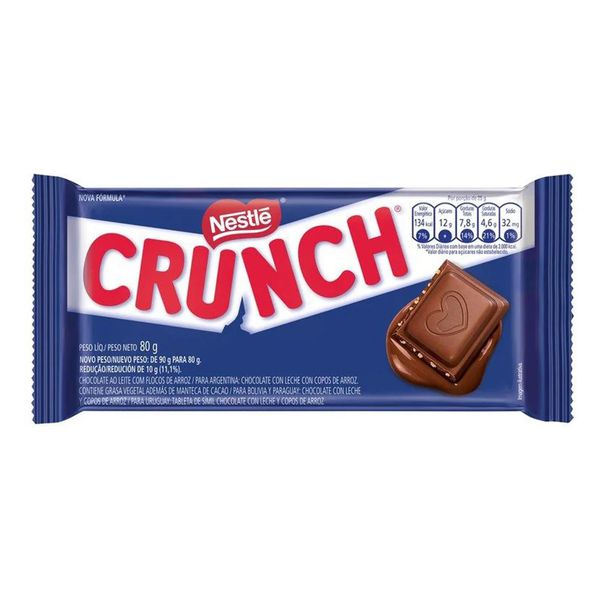 CHOC TABLETE CRUNCH 80G NESTLE