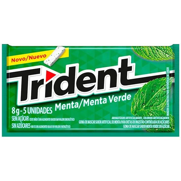 CHICLE TRIDENT MENTA VERDE 8G - 66334 - CHOKDOCE