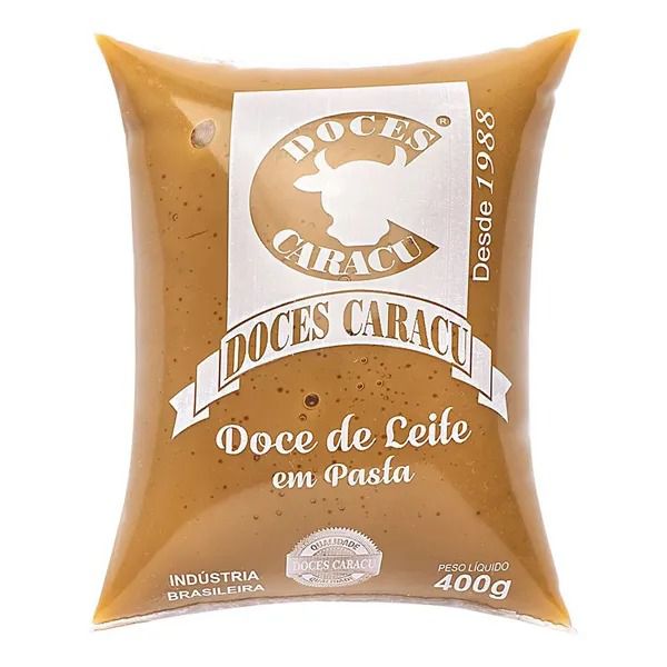 DOCE DE LEITE EM PASTA PVC 400G CARACU - 73714 - CHOKDOCE