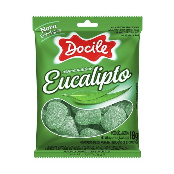 BALA DE GOMA EUCALIPTO 18G DOCILE - 382076 - CHOKDOCE
