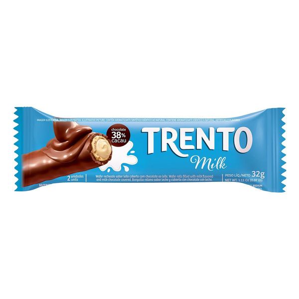 WAFER TRENTO MILK 32G PECCIN - 712842 - CHOKDOCE