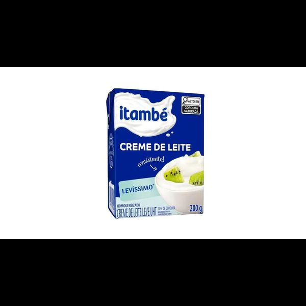 CREME DE LEITE TP LEVISSIMO 200G ITAMBE - 676694 - CHOKDOCE