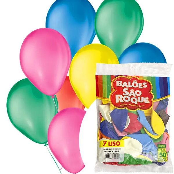 BALOES N°7 C/50 SAO ROQUE SORTIDO - 100427 - CHOKDOCE