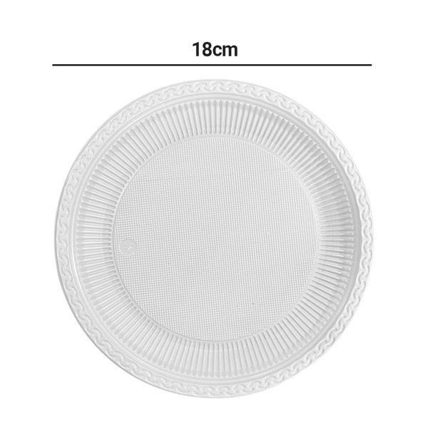 PR-18 PRATO PLAST BCO MEDIO 18CM BIPACK - 689267 - CHOKDOCE