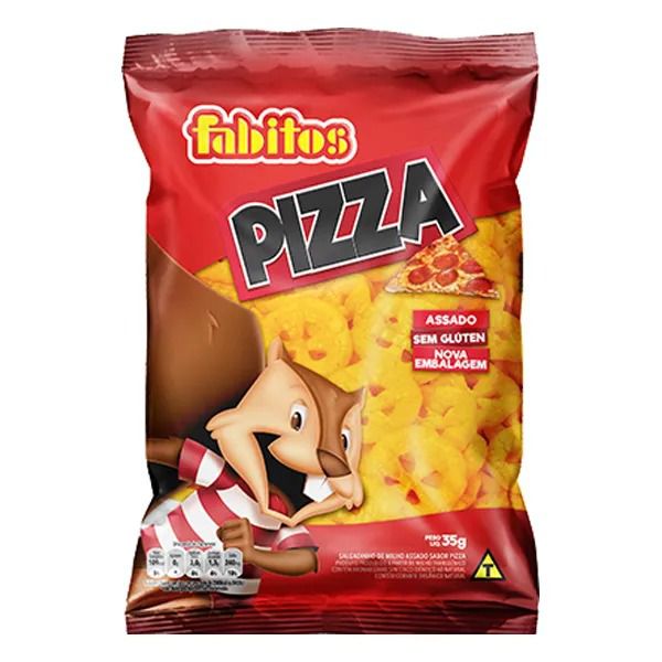 SALGADINHO PIZZA 50G FABITOS - 717755 - CHOKDOCE
