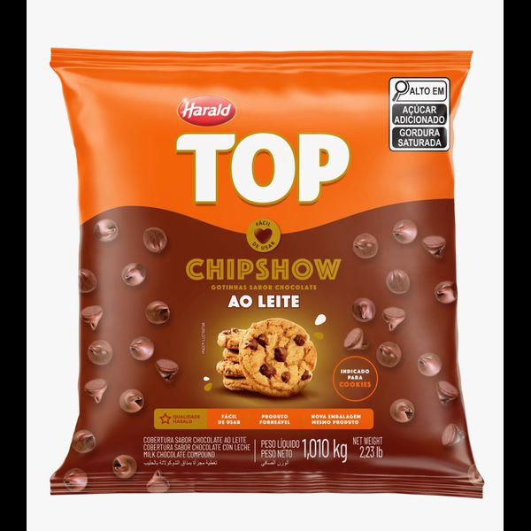 GOTAS DE CHOCOLATE CHIPSHOW 1.01KG HARALD - 50630 - CHOKDOCE