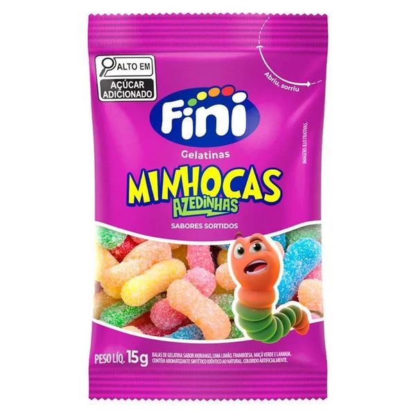 MINHOCAS CITRICAS 15G FINI - 333740 - CHOKDOCE