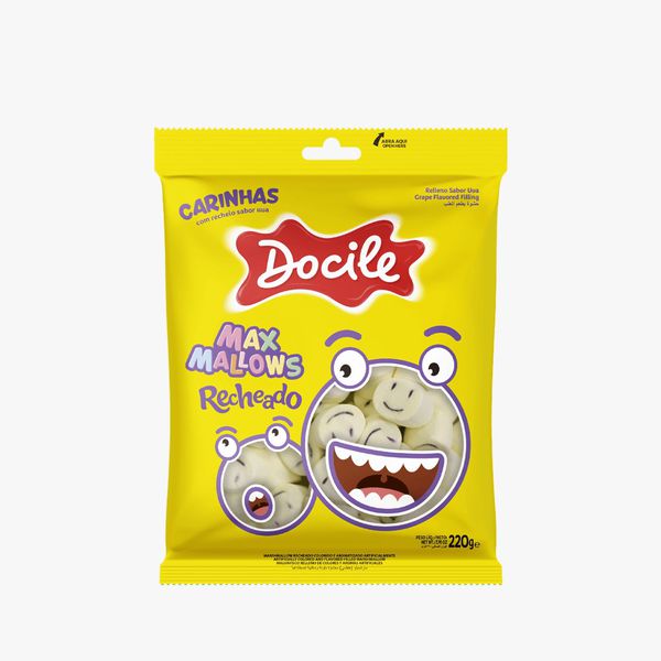 MAXMALLOWS RECH CARINHAS 220G DOCILE - 533102 - CHOKDOCE