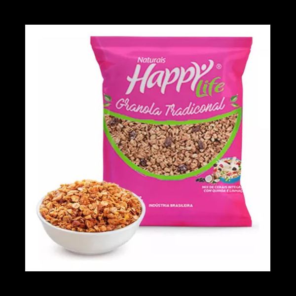 GRANOLA HAPPY LIFE TRADICIONAL 1KG JUNCO - 637893 - CHOKDOCE