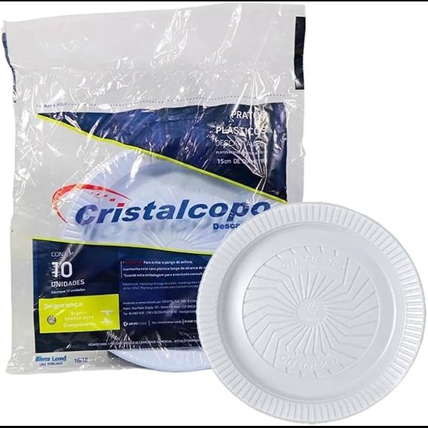 PRATO BRANCO PR 15 C/10 CRISTALCOPO - 319539 - CHOKDOCE
