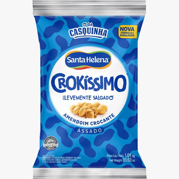 AMENDOIM CROKISSIMO LEV SALGADO 1.01KG SANTA HELENA - 85137 - CHOKDOCE