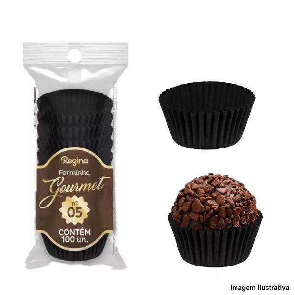 FORMINHA N5 PRETA C/100 REGINA - 405355 - CHOKDOCE