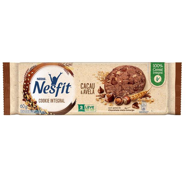 NESFIT COOKIE CACAU C/AVELA 60G NESTLE - 364607 - CHOKDOCE
