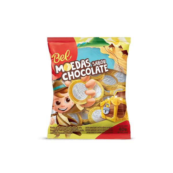 MOEDAS DE CHOCOLATE 40G BEL - 200103 - CHOKDOCE