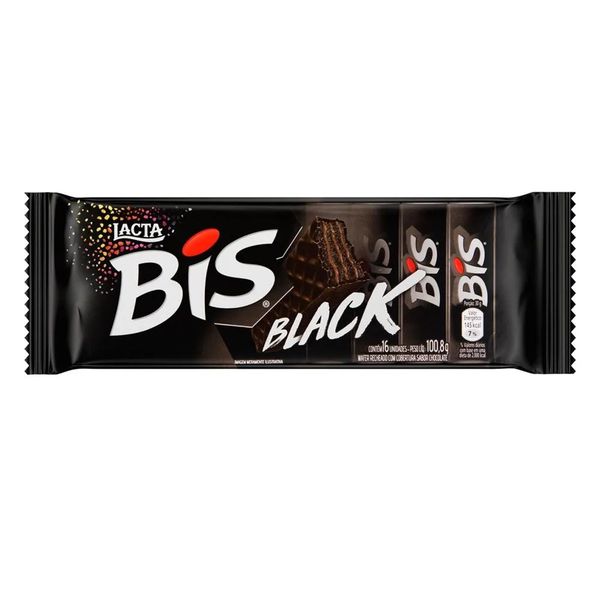 BOMBOM BIS BLACK 100.8G LACTA - 393423 - CHOKDOCE