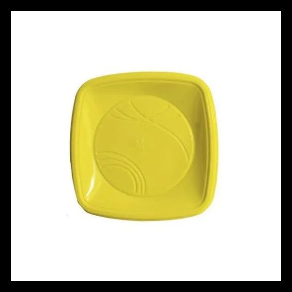 PB15 PRATO QUADRADO AMARELO C/10 TRIK TRIK - 501781 - CHOKDOCE