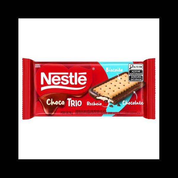 BISCOITO CHOCO BISCUIT LEITE 90G NESTLE - 651301 - CHOKDOCE