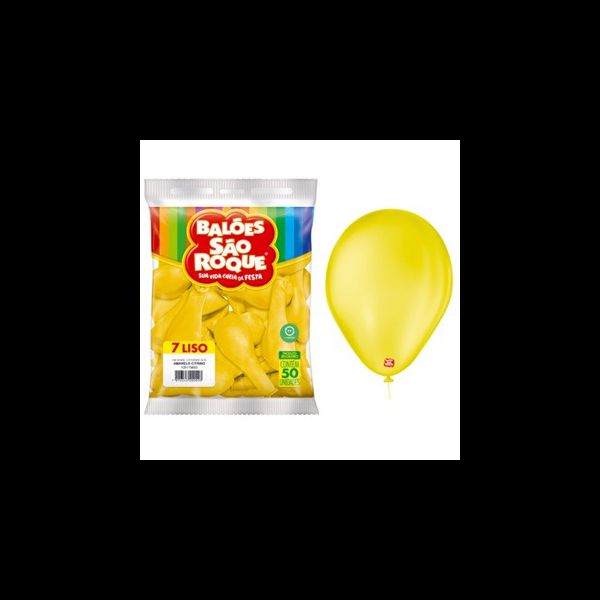 BALOES N°7 C/50 SAO ROQUE AMARELO CITRINO - 100335 - CHOKDOCE