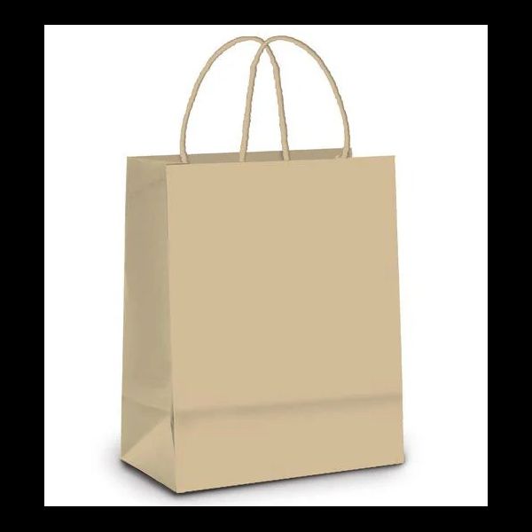 SACOLA PAPEL M 26X19.5X9.5CM KRAFT PARDO CROMUS - 197458 - CHOKDOCE