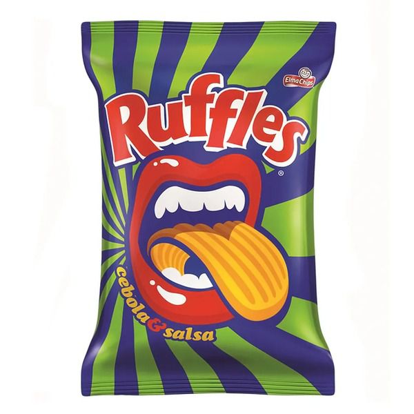 RUFFLES CEBOLA E SALSA 36G ELMA CHIPS - 422369 - CHOKDOCE