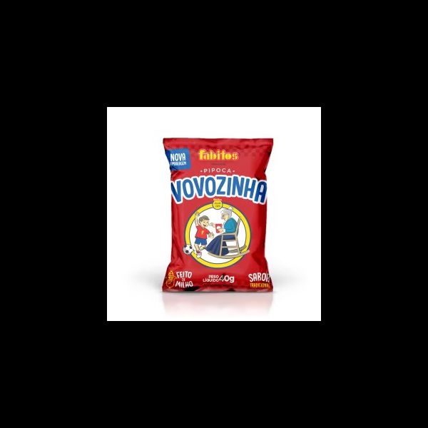 PIPOCA VOVOZINHA DOCE 40G FABITOS - 717793 - CHOKDOCE