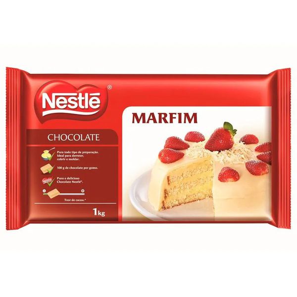 COBERTURA CHOCOLATE MARFIM 1KG NESTLE - 51736 - CHOKDOCE