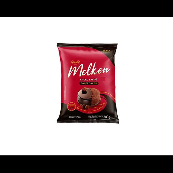 CACAU EM PO 100% MELKEN 500G HARALD - 225533 - CHOKDOCE