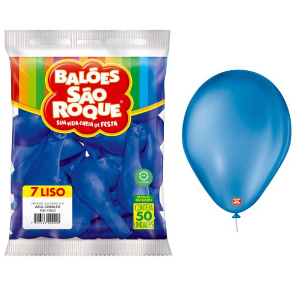BALOES N°7 C/50 SAO ROQUE AZUL COBALTO - 100373 - CHOKDOCE
