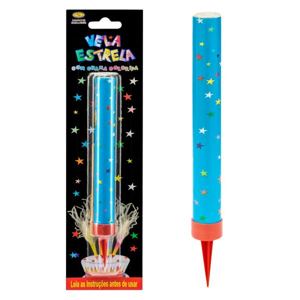 VELA ESTRELA AZUL MUNDO BIZARRO - 94962 - CHOKDOCE