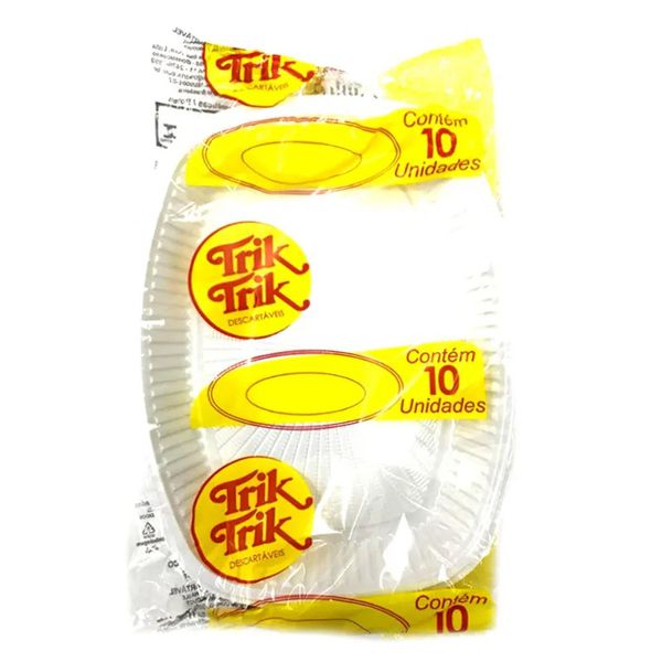 TRAVESSA MEDIA BIO BRANCA C/10 TRIK TRIK - 525220 - CHOKDOCE