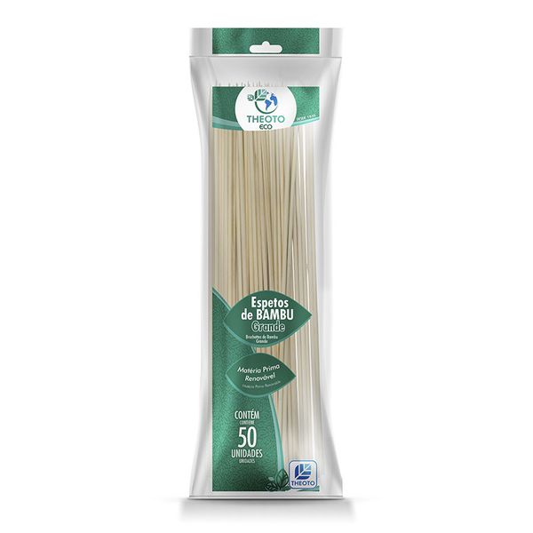 ESPETOS DE BAMBU GRANDE C/50 THEOTO - 103459 - CHOKDOCE
