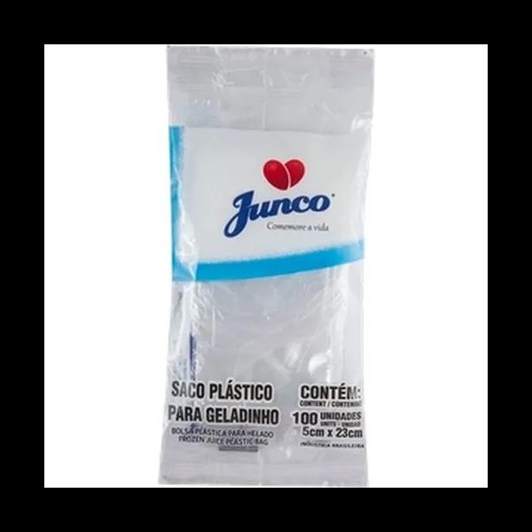 SAQUINHO P GELADINHO 5X23 C/100 JUNCO - 640879 - CHOKDOCE