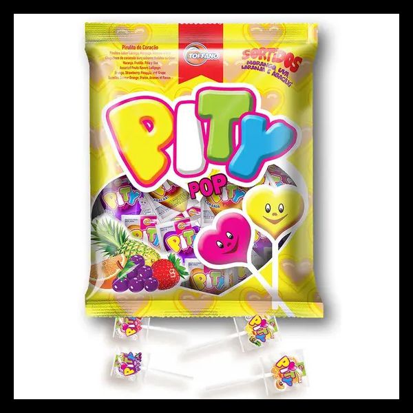 PIRULITO PITY FRUTAS 400G TOFFANO - 651134 - CHOKDOCE