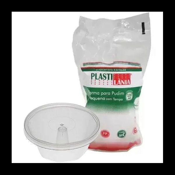 FORMA P/ PUDIM PEQUENA C/10 PLASTILANIA - 109444 - CHOKDOCE